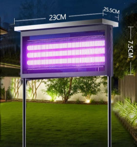 Outdoor Courtyard Garden Waterproof Solar Mosquito Killer Lamp Outdoor UV Solar Mosquito Zapper Hanging LED Bug Mosquito Killer Lamp