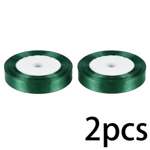 (2pcs/packl) 15mm single face Satin Ribbon Webbing Decoration Gift Christmas Ribbons