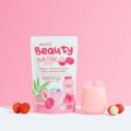Dear Face Beauty Milk Collagen Drink, Strawberry, Lychee, Mango, Beauty Bean Coffee, Choco Mallow, Beauty Drunk [ORIGINAL] (Melon Flavor and Strawberry Flavor, Beauty Bean Coffee, Lychee) 100% ORIGINAL. 