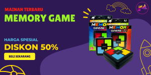 Mainan Edukasi Anak Memory Game Unik Dengan Lampu LED Dan Suara Kreatif Murah