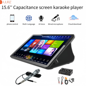 HAJURIZ Karaoke Machine4TB HDD With 80K ChineseEnglish songs Karaoke Machine15.6 Touch screenMulti-Language songs on clouddownload.Android KTV Dual systemAndroid APP.