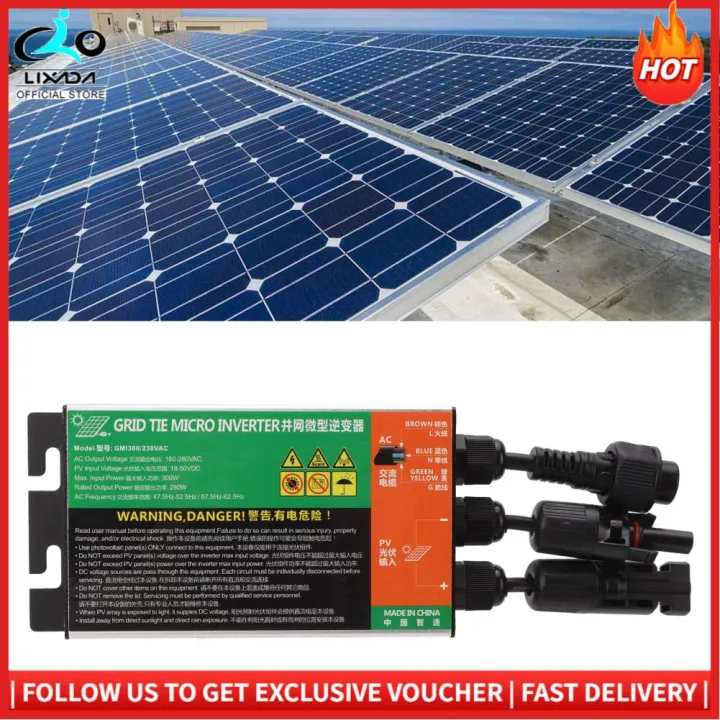 120W 230V Solar Micro Inverter Aluminium IP55 - MPPT Grid Tie Voor Kleine Zonnestelsels