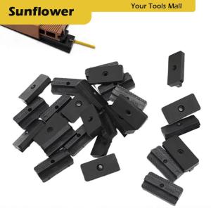 🎀🎁【Special price】Sun 100ชิ้น Dovetail ดาดฟ้าคอมโพสิตคลิปประกอบง่ายกลางแจ้งพื้นลานสวนกลางแจ้งที่อยู่อาศัยเครื่องมืออุปกรณ์เสริมการรักษาความปลอดภัย