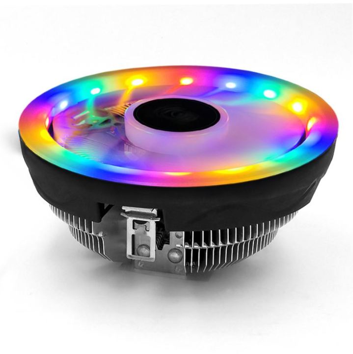 Tản Nhiệt Khí, Fan CPU Coolmoon M1 Led RGB - Tự Động Đổi Màu