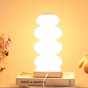 Multicolor LED Table Lamp Rechargeable Gourd-Shaped String Table Lamp Indoor Decor Ambient Lighting