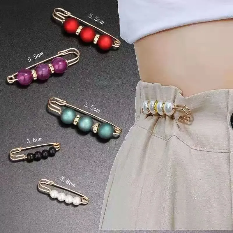 ✇ INS Brooch Pin Safety Pin for Dress Anti-exposure Button Good