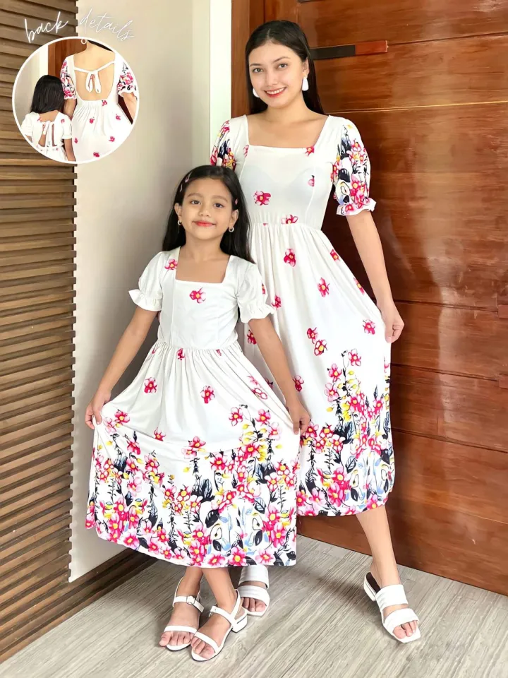 Mom and daughter dress set best sale