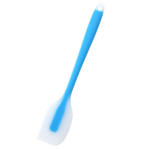 28cm Translucent Silicone Spatula Cream Cake Spatula Food Grade Baking Tools Integrated Spatula