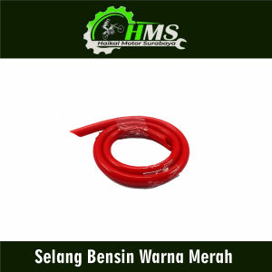 Selang Bensin Warna Merah - Slang Seling Tali Kabel Saringan Penghubung Screen Oil Filter Minyak