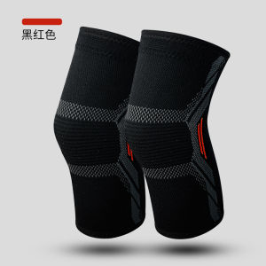 Outdoor knitted nylon sports knee pads for cycling compression basketball running protection gear anti-slip fitness mountain climbing knee pads
