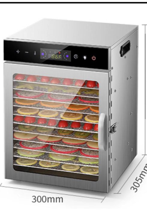 Stainless Steel Healthy Food Dehydrator with 6 Drying Racks/fruit dryer ...