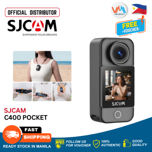 SJCAM C400 Pocket Action Camera - Compact 3-in-1 Handheld Vlog Camera
