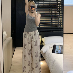 Setelan Baju Tidur Set Tanktop Celana Panjang Piyama Import Sweet French Cute set-5001