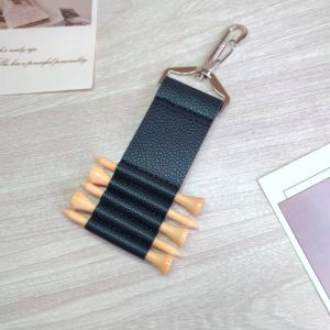 CHUN053634 Da PU Giá đỡ gậy golf Di động Dung lượng lớn Túi đựng chìa khóa Chuyên nghiệp Kẹp Chống Rơi Hộp đựng gậy golf Phụ Kiện Golf