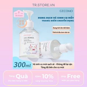 Dung Dịch Vệ Sinh Cọ Mút Trang Điểm Gecomo 300ml