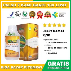 Qnc Jelly Gamat Emas Asli 100% Original Dari Ekstrak Teripang Emas Sudah BPOM Halal MUI