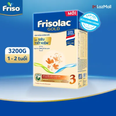 Sữa Bột Frisolac Gold 3 Hộp Giấy 32KG (cho trẻ từ 1-2 tuổi)