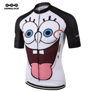 KEMALOCE Camouflage Cycling Jersey Hot Sale Fashion Coolmax Fabric Cycling Wear Men Quick Dry Fit Equipment Cheap Professional Bike Shirts