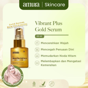 Amura Mapletree Gold Serum Atasi Melasma Flek Hitam Penuaan Dini & Mencerahkan Wajah 15Ml BPOM