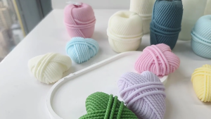 Beautiful Wool Column Crafting Silicone Mold Home Decorative Candles Silicone Mold