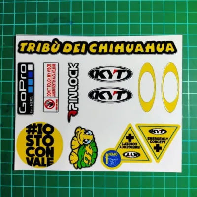 Stiker helm KYT -stiker kaca helm-stiker visor helm-kata kata helm