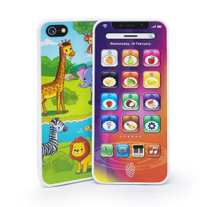 Kids Telephone Toy Usb Charging Simulation Phone Pretend Play Music Light Educational Handphone Toy