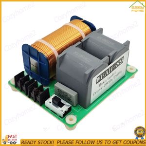 [CY] Bass Frequency Distributor High-Power Audio Crossover Filter Pure Bass Subwoofer Crossover for Home Theater Car Speakers