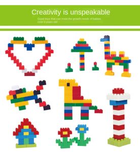 Boxed 500PCS Small Particle Building Blocks Compatible with Creative DIY Kindergarten Educational Toys Bulk Building Blocks