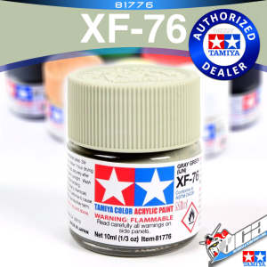🌈 TAMIYA 81776 XF-76 GRAY GREEN IJN ACRYLIC MINI 10ML PLASTIC MODEL HOBBY ACTION FIGURE TOY PAINT VCA GUNDAM SINGAPORE
