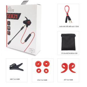 Tai Nghe Chơi Game Nhét Tai Có Mic tai nghe Gaming có mic G901 Jack 3.5mm tai nghe chơi pubg game mobile… tai nghe gaming PC tai nghe jack 3.5mm