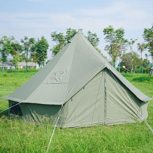 Polycotton Bell Tent | 3M 4M 5M 6M Sizes | Extra Groundsheet | Waterproof Covers | Camping | Glamping | Breathable fabric | Heat-resistance | Water-resistant | Anti-UV