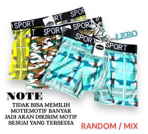 { PROMO 3 PCS } Boxer Pria Dewasa Isi 3 Pcs / Pakaian Dalam Pria Dewasa / Pakaian Pria / Celana Dalam Boxer Pria Dewasa / Boxer MADELON / Dalaman Pria Dewasa
