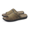 Sandal Kulit Pria Dewasa Slop Selop Jepit Formal Fashion Terbaru. 
