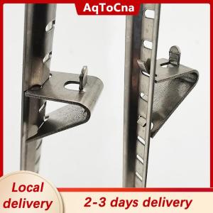 [COD] AqToCna Ship within 24 hours 1Pcs Commercial Freezer Shelf Clips 304 Stainless Steel Refrigerator Shelf Support Clamp Bracket Shelves Parts Home Accessories