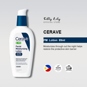 CeraVe Facial Moisturizing Lotions with Ceramides Niacinamide Hyaluronic Acid Hydrate Repair Protect Day & Night Moisturizers For All Skin Types SPF30 Non-Greasy 89ml