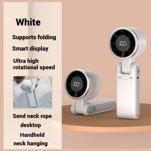 Mini Fan Portable USB Charging Fan 5 Gear Handheld Fan 2400mAh Silent Motion Cooling Fan