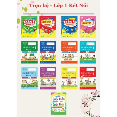 Sách - Combo TRỌN BỘ HỌC TỐT CẢ NĂM - Lớp 1 – Kết nối (13 quyển)