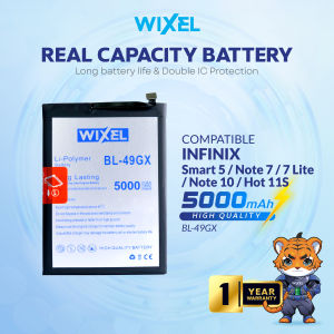 WIXEL Baterai BL-49GX BL49GX Infinix Smart 5 X657 X657B X657C Note 7 Lite X656 Note 7 X690 X690B Note 10 X693 Hot 11S NFC X6812 X6812B Batre Double Power Batrai Battery Original Batre HP Handphone Ori Dual