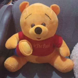 BONEKA WINNIE THE POOH HONEY DOLL BESAR KARAKTER BINATANG BERUANG MADU MAINAN ANAK KADO SOUVENIR