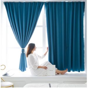 ผ้าม่าน ผ้าม่านกันแสง ผ้าม่านหน้าต่าง ผ้าม่านตีนตุ๊กแก ผ้าม่านประตู ผ้าม่าน uv กันยูวี100%&กันแสง100% พร้อมส่ง