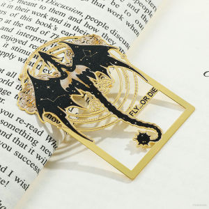 clu Fourth Wing Dragon Stainless Steels Bookmark School Gift For Kids Souvenirs Collections ulc