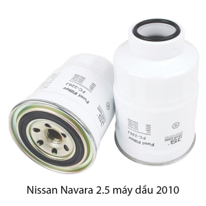 Lọc dầu diesel lọc nhiên liệu Nissan Navara 2.5L máy dầu 2010 2011 2012 2013 2014 mã FC226J JS Asakashi Nhật Bản
