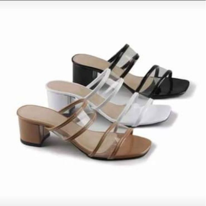 High Heels Wanita Ban dua kun kode ZEVA trendy | Lazada Indonesia