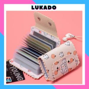 Ví mini nữ Hàn Quốc đựng thẻ nhiều ngăn bỏ túi cute dễ thương giá rẻ ngắn gọn thời trang đẹp cao cấp LUKADO VN42