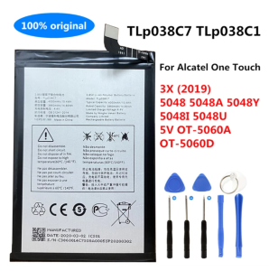 Original TLp038C1 TLp038C7 Battery for Alcatel 3X (2019)2019 5048 5048A 5048Y 5048I 5048U One Touch 5V OT-5060A OT-5060D 7 6062w