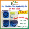 Hộp Điện Công Nghiệp Kèm Át Chống Giật, Hộp Nguồn Điện, Hộp Điện Công Trường Ổ Phích Cắm Công Nghiệp 16A. 