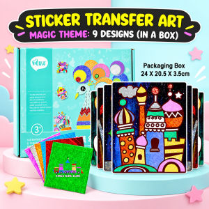 Childrens Magical Magic Art Sticker Transfer Painting Kindergarten Creative DIY