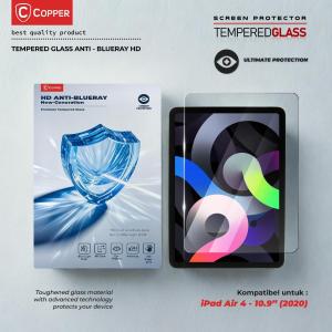 COPPER New Generation Tempered Glass Anti Blueray – HD Clear | Kompatibel untuk iPad Pro 2/3/4/M1/M2/M4 | iPad Mini 6/7 | iPad Air 3/4/5 M1/6 M2/M3 | iPad 7/8/9/10/11