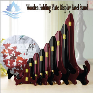 5 7 9 Wooden Folding Plate Display Easel Stand Frame Photo Picture Pedestal Holder木制展示架