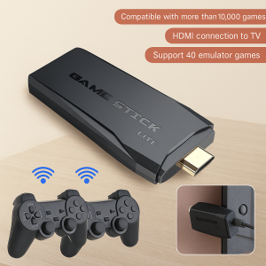 Retro Arcade Game Machine Mini Handle HD Wireless Game Machine Nautical Double Handle Game Machine